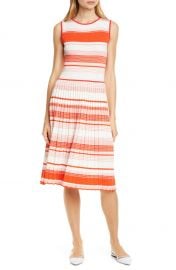 kate spade new york stripe knit pleated dress   Nordstrom at Nordstrom